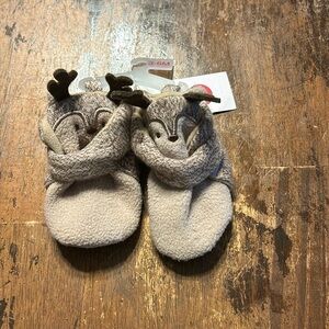 NWT Cat & Jack 3-6 months deer booties
